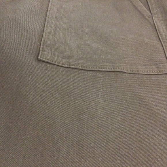 Hudson Utility Jogger Pant Size M Drawstring Pocket In Coated Chicory Coffee - Picture 11 of 14